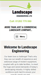 Mobile Screenshot of landscapeengineering.co.uk